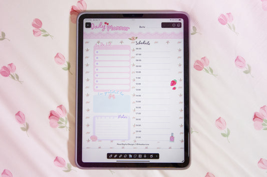 Coquette Digital and Printable Daily Planner